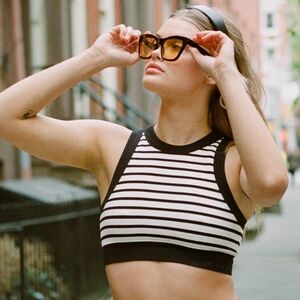 IFFLINE By Aerie Seamless High Neck Sports Bra